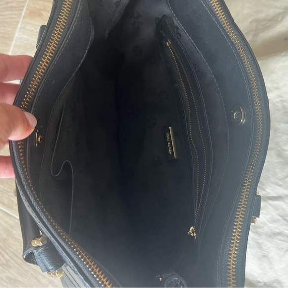 Tory Burch Robinson Stitches Double Zip Tote - Picture 10 of 11